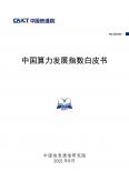 中国算力发展指数白皮书（2021年）