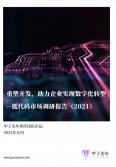 2021年低代码市场调研报告