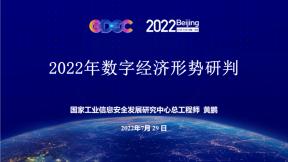 2022年数字经济形势研判