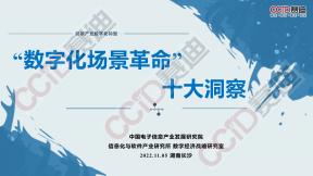 引领产业数字化转型，数字化场景革命十大洞察