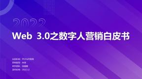 Web3.0之数字人营销白皮书