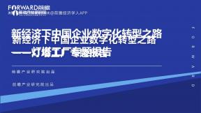 新经济下中国企业数字化转型之路-灯塔工厂专题报告2023