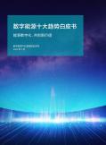 数字能源十大趋势白皮书