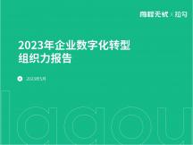 2023年企业数字化转型组织力报告