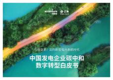 中国发电企业碳中和数字转型白皮书