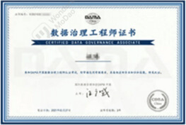 亿信华辰-数据治理工程师证书